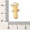 Ion Plating(IP) 304 Stainless Steel Pendants STAS-P371-024G-3