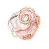 Zinc Alloy & Enamel Finger Rings for Women RJEW-M101-01E-G-4