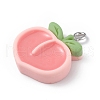 Opaque Resin Pendants RESI-D064-03P-12-2
