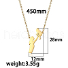 Stainless Steel Mother Child Silhouette Mama Pendant Necklaces for Women UN3655-1-3