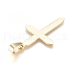 304 Stainless Steel Pendants STAS-F239-08G-2