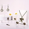 60Pcs 6 Style Tibetan Style Alloy Pendants FIND-LS0001-32AB-6