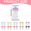 GOMAKERER 300Pcs 10 Colors Opaque Glass Beads GLAA-GO0001-02-2
