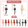 SUNNYCLUE 30Pcs Rack Plating Alloy Enamel Pendants ENAM-SC0005-09-2