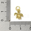 Real 18K Gold Plated Brass Pave Clear Cubic Zirconia Pendants KK-M283-07F-01-3