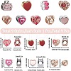 SUNNYCLUE 9Pcs 9 Styles Alloy & 304 Stainless Steel & Brass European Beads FIND-SC0007-59-2