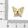 Rack Plating Brass Micro Pave Clear Cubic Zirconia Beads KK-U014-09G-3