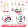 DIY Rainbow Knitting Tool Sets HJEW-NB00095-2