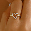 925 Sterling Silver Micro Pave Zirconia Finger Rings for Women SF4347-4-5