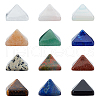 SUPERFINDINGS 12Pcs 12 Style Natural & Synthetic Gemstone Cabochons G-FH0001-32-1