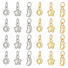 ARRICRAFT 24Pcs 6 Style Alloy Charms FIND-AR0003-88-1
