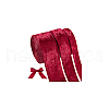 BENECREAT 15 Yards 3 Styles Polyester Single Face Velvet Ribbons SRIB-BC0001-31C-7