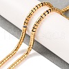 Electroplated Synthetic Non-magnetic Hematite Beads Strands G-H027-G01-03-2