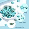 60Pcs 2 Styles Synthetic Turquoise Beads Dyed TURQ-YW0001-03-3