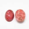 Dyed Natural White Jade Cabochons G-Q957-01C-13x18-1