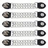SUPERFINDINGS 5Pcs Alloy & Imitation Leather Waistcoat Extension Chain FIND-FH0008-85A-1