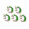 Alloy Enamel Pendants ENAM-S130-20C-1