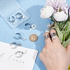 8Pcs 8 Styles 304 Stainless Steel Open Cuff Rings Set RJEW-UN00005-4