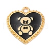 Alloy Enamel Pendants ENAM-Q001-05G-02-1