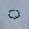 Natural Apatite Chip Beaded Bracelets for Women IW6789-42-1