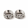 201 Stainless Steel Crystal Rhinestone Spacer Beads STAS-G305-01P-2