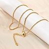 1MM Brass Box Chain Necklaces NJEW-C086-01G-3