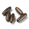 Tibetan Style dZi Beads X-TDZI-E004-37-2