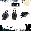 Unicraftale 6Pcs Retro 304 Stainless Steel Pendants STAS-UN0060-20EB-3