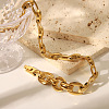 Classic Stainless Steel Oval Link Chain Necklaces for Unisex KZ4634-2-2