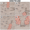 SOFPLATE 300Pcs 304 Stainless Steel Fold Over Crimp Cord Ends STAS-SP0001-76-6