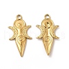 Ion Plating(IP) 304 Stainless Steel Pendants STAS-A070-33G-1