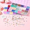 DIY Glass Seed & Plastic & Polymer Clay Beads Bracelets Making Kits DIY-FS0007-07-10