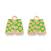 Beach Theme Alloy Enamel Pendants ENAM-T022-33L-1