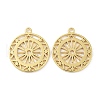 304 Stainless Steel Pendants STAS-F304-01G-01-1