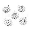 Non-Tarnish 201 Stainless Steel Charms STAS-D176-05P-1