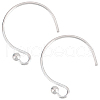 Beebeecraft 5 Pairs 925 Sterling Silver Earring Hooks STER-BBC0001-35-1