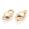 Brass Lobster Claw Clasps KK-N254-12G-2