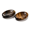 Natural Tiger Eye Oval Worry Stone G-R487-01D-3