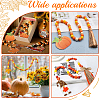 SOFPLATE 240Pcs 6 Styles Natural Wood Beads Strands WOOD-SP0001-03A-5