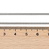 Tarnish Resistant 1.5mm 316 Surgical Stainless Steel Snake Chain Necklaces STAS-D064-2