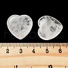 Mother's Day Gifts Heart Natural Quartz Crystal Palm Stones G-C134-06A-16-3