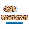 Leopard Printed Grosgrain Ribbons OCOR-TA0001-24-8