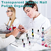 7-Tier Rectangle Acrylic Display Risers for Nail Polish ODIS-WH0058-29-6