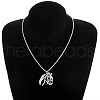 Laser Cut Horse Head 201 Stainless Steel Pendant Necklaces FS-WG40757-01-4