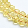 Natural Citrine Beads Strands G-E483-13-8mm-3