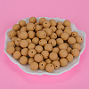 Round Silicone Focal Beads SI-JX0046A-115-3