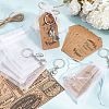 SUNNYCLUE 10Pcs Western Cowboy Keychain DIY-SC0024-69-4