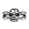 Tibetan Style Alloy Finger Rings FS-WG69790-03-2