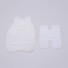 Bear Mobile Phone Holder  Silicone Molds DIY-TAC0007-91-1
