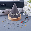 SOFPLATE 600Pcs 6 Colors Brass Crimp Beads Covers KK-SP0002-33-4